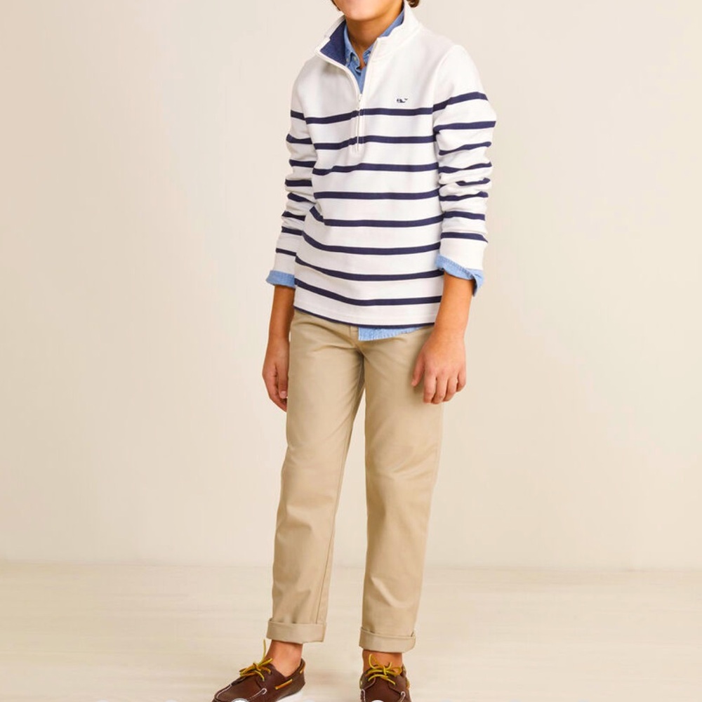 NWT! Vineyard Vines Boys Breaker Pant in Jetty Red